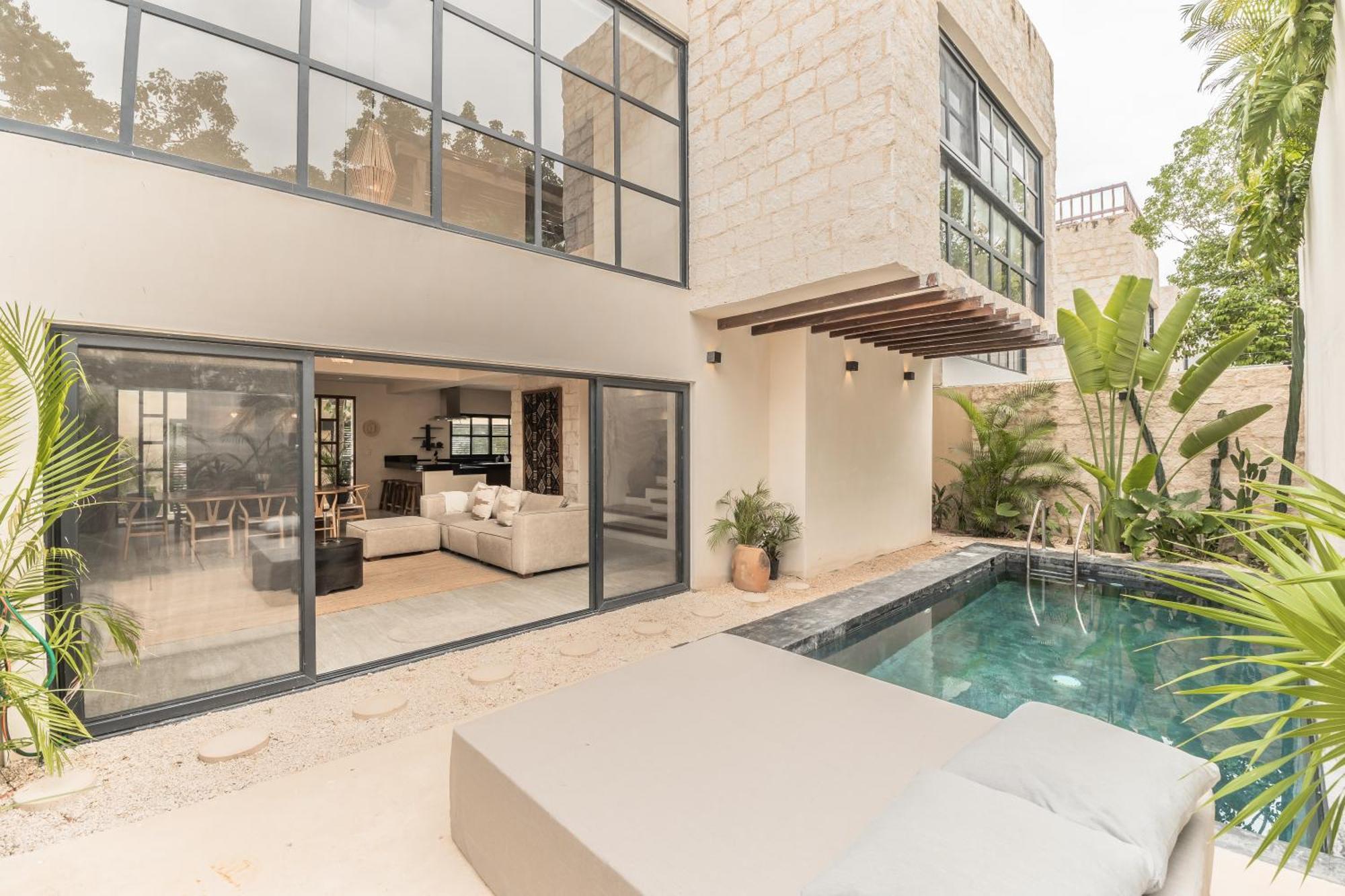 Вилла New Aura Jungle Getaway Тулум Экстерьер фото